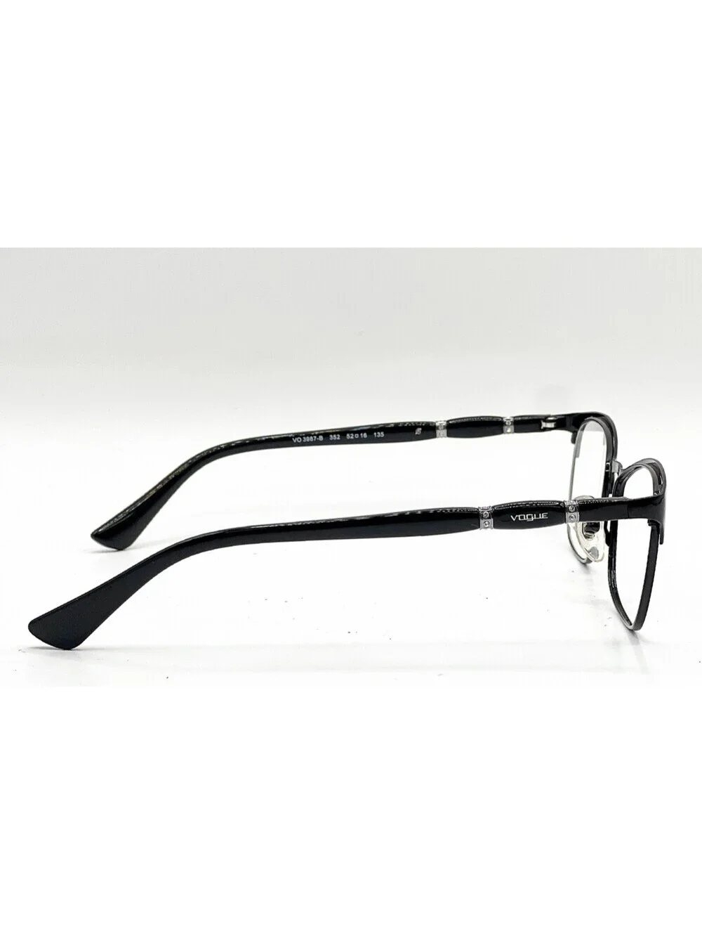 Vogue Vo 3987-B 352 Black Authentic Eyeglasses 52-16-135